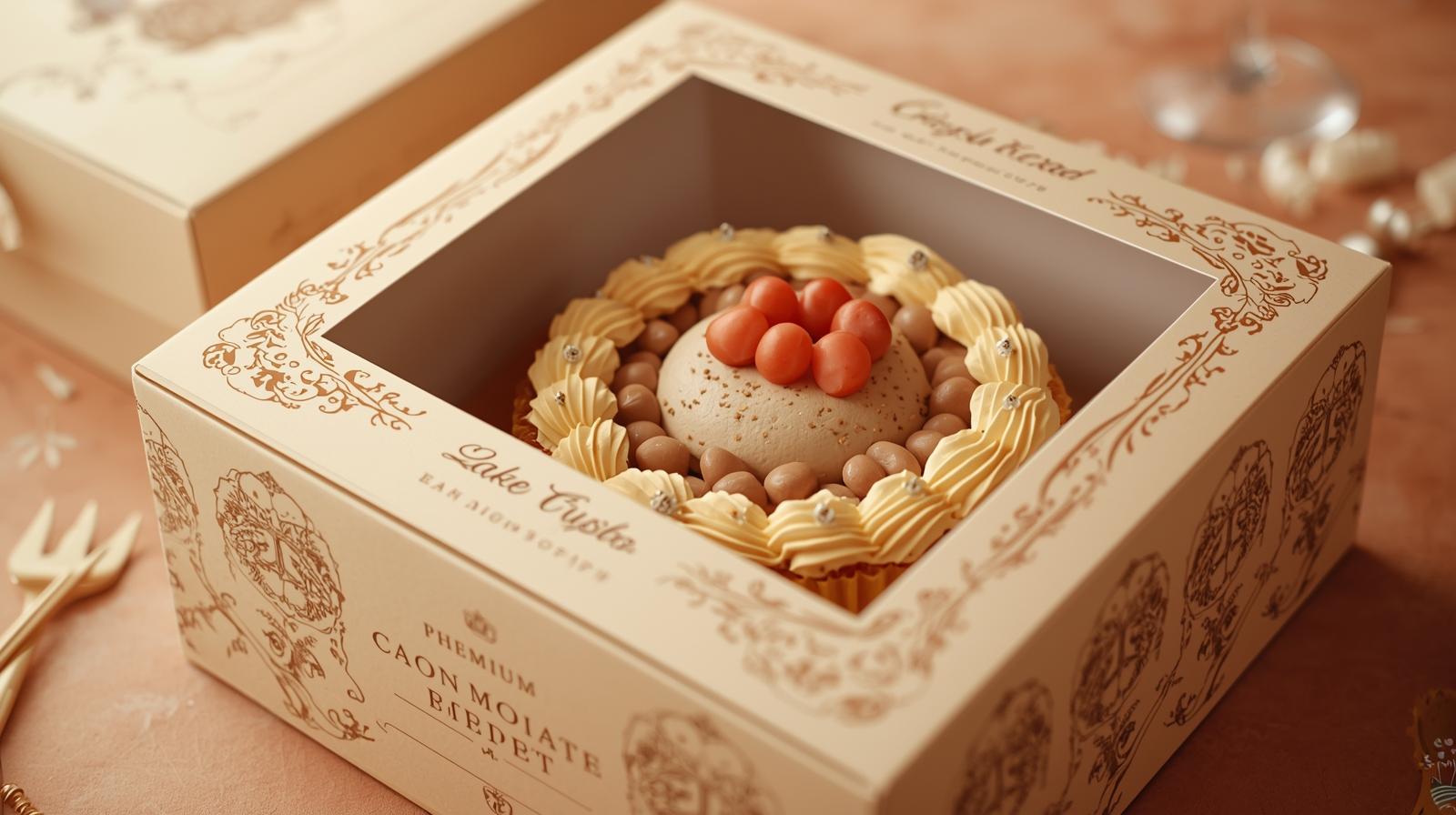 Custom Cake Boxes with Window - Image 2